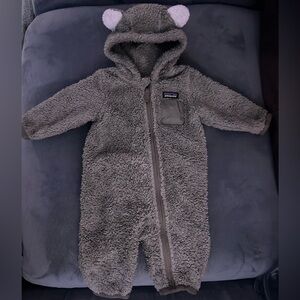 Patagonia Olive Green Kids Footie